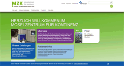 Desktop Screenshot of moselzentrum-kontinenz.de